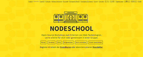 Node School Homepage