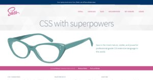 Sass Projekt-Homepage