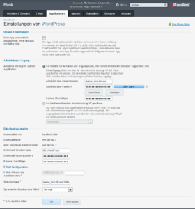 Einstellungen von WordPress_über_Plesk ändern