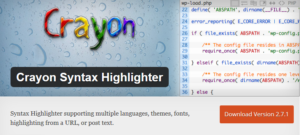Abbildung: Crayon-Syntax-Highlighting