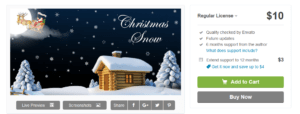 Abbildung_Christmas Snow - Snow Fall WordPress Plugin - WordPress
