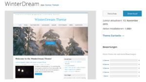 Abbildung_WordPress-Theme_WinterDream