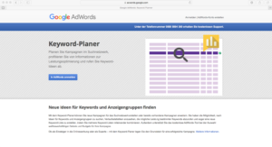Abbildung - Google-Keyword-Planer