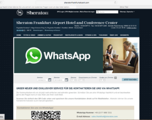 Abbildung - Whats App Sheraton