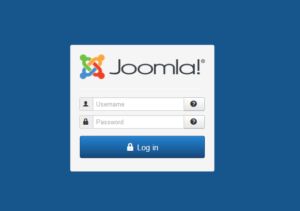 Abbildung 12 - Login Joomla-Backend.