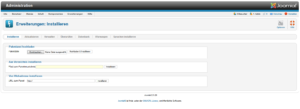 Abbildung - Joomla-Erweiterungen_Installieren